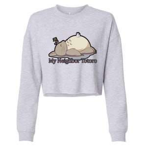 My Neighbor Totoro Sleepign Cropped Pullover Crew