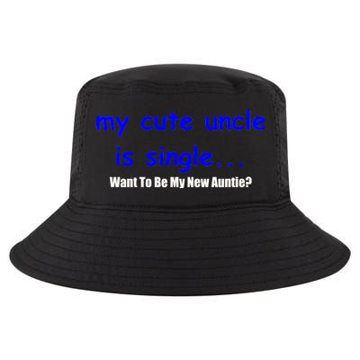 My New Uncle Is Single, Want To Be My New Auntie? Cool Comfort Performance Bucket Hat