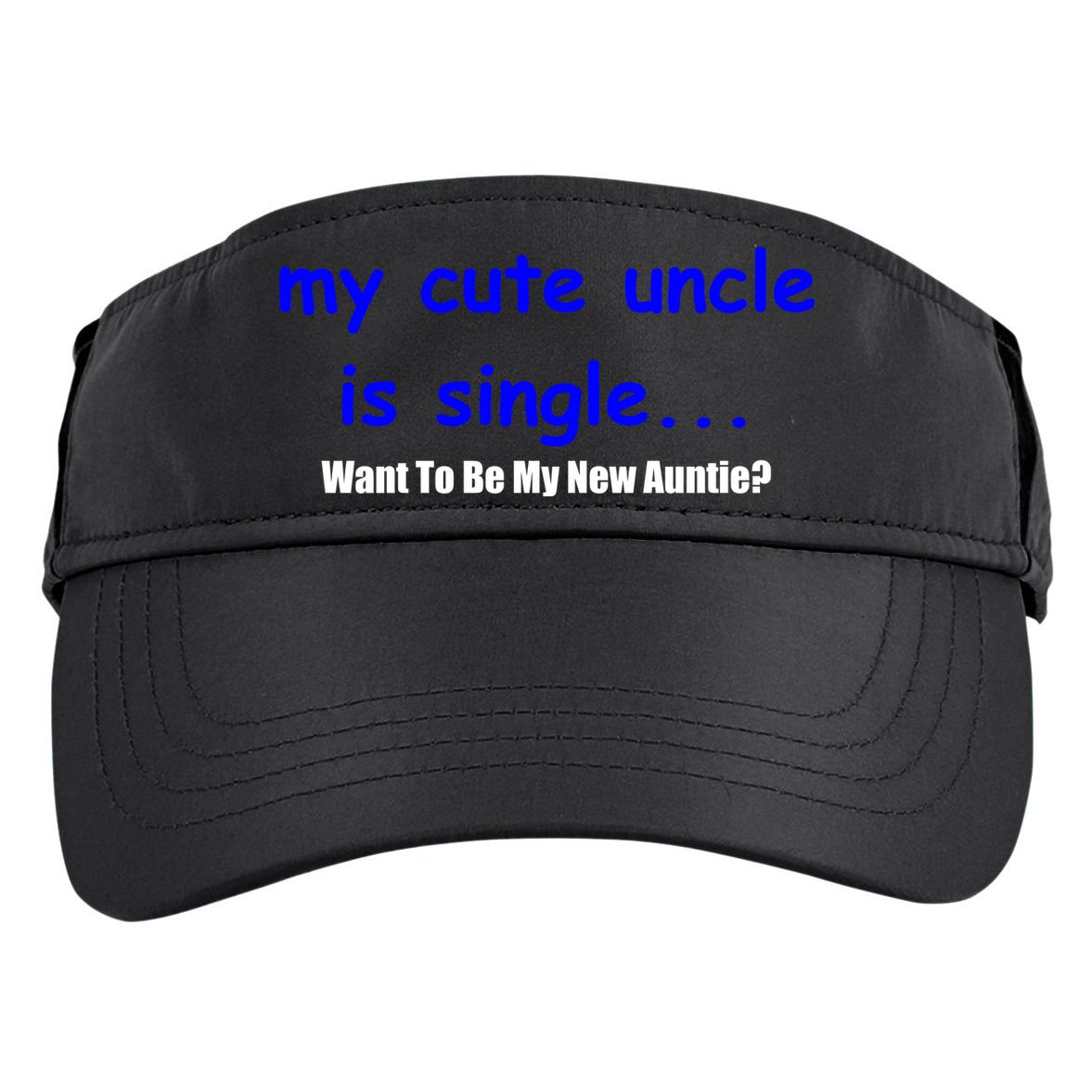 My New Uncle Is Single, Want To Be My New Auntie? Adult Drive Performance Visor