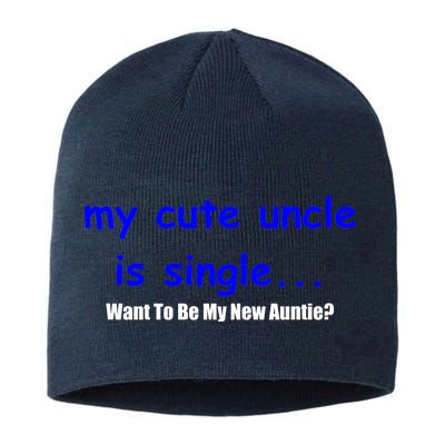 My New Uncle Is Single, Want To Be My New Auntie? Sustainable Beanie