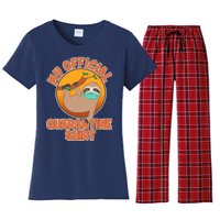 My Official Quarantine Shirt Sloth Women's Flannel Pajama Set