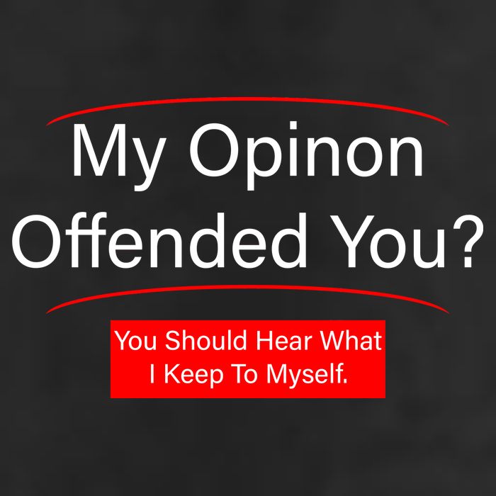My Opinion Offended You? Cool Comfort Performance Bucket Hat