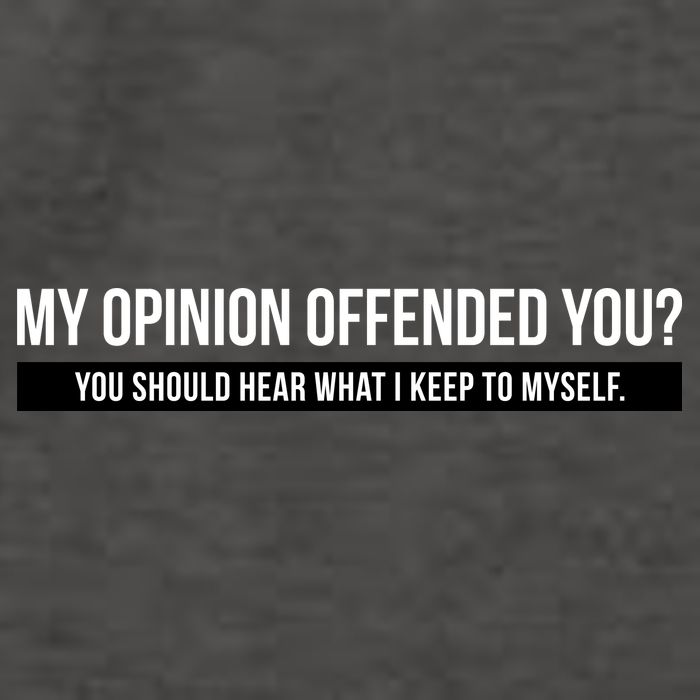 My Opinion Offended You Should Hear What I Say To Myself Vector Backpack