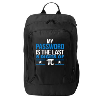 My Password is the last digit of Pi City Backpack