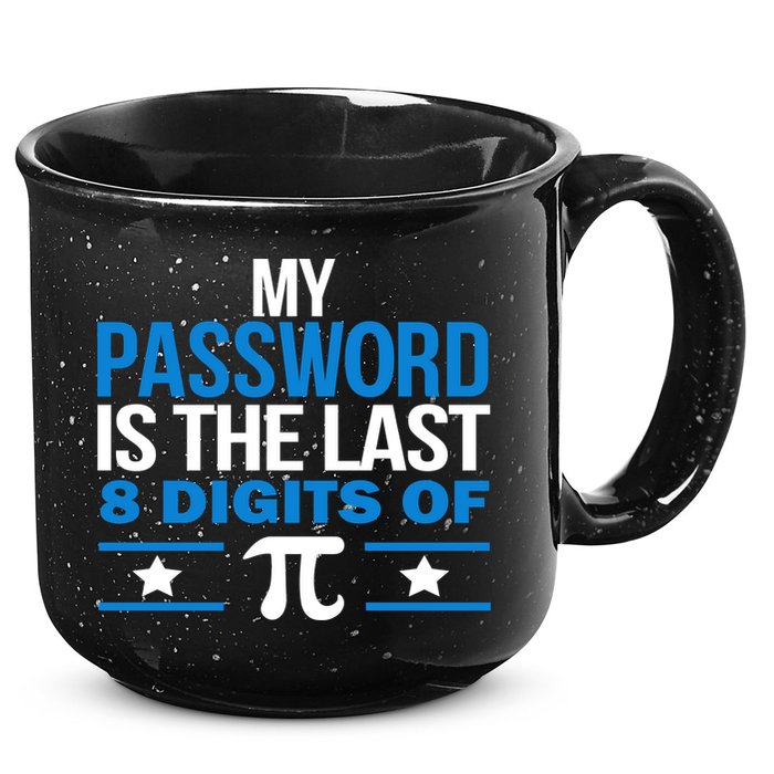 My Password is the last digit of Pi 15oz Campfire Ceramic Mug