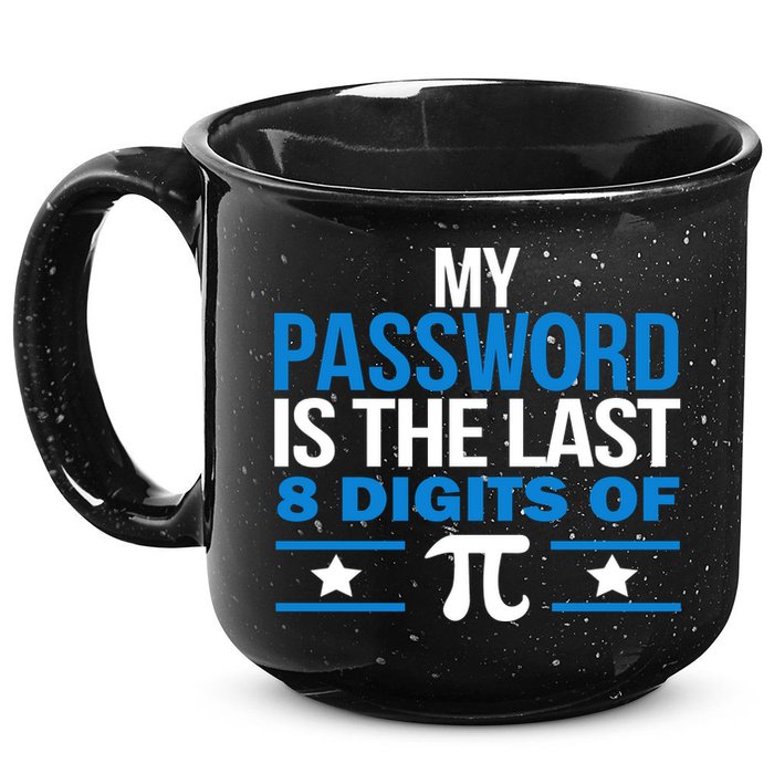 My Password is the last digit of Pi 15oz Campfire Ceramic Mug