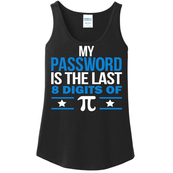 My Password is the last digit of Pi Ladies Essential Tank