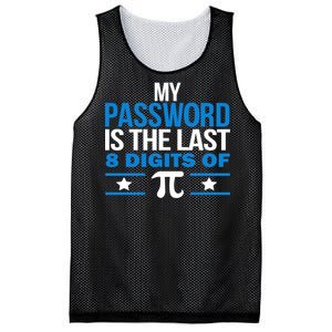 My Password is the last digit of Pi Mesh Reversible Basketball Jersey Tank