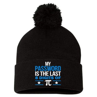 My Password is the last digit of Pi Pom Pom 12in Knit Beanie