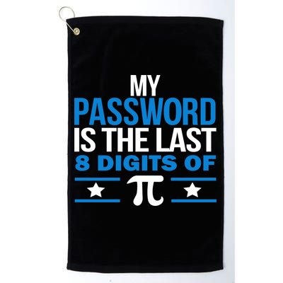 My Password is the last digit of Pi Golf Towel