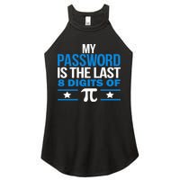 My Password is the last digit of Pi Women's Perfect Tri Rocker Tank
