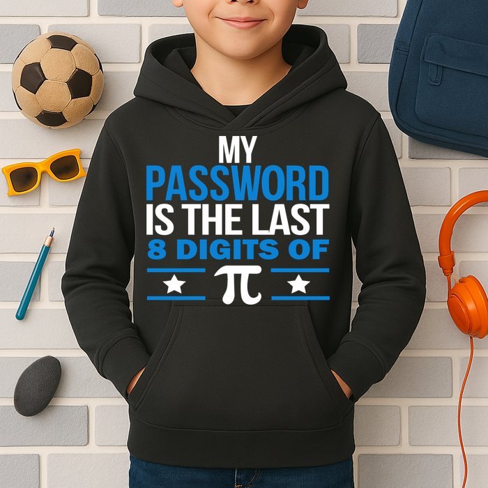 My Password is the last digit of Pi Kids Hoodie