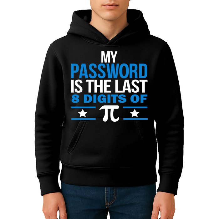 My Password is the last digit of Pi Kids Hoodie
