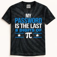 My Password is the last digit of Pi Kids Tie-Dye T-Shirt