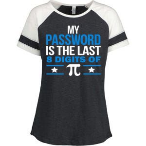 My Password is the last digit of Pi Enza Ladies Jersey Colorblock Tee