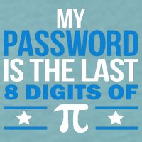 My Password is the last digit of Pi Sueded Cloud Jersey T-Shirt