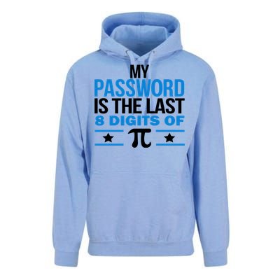 My Password is the last digit of Pi Unisex Surf Hoodie