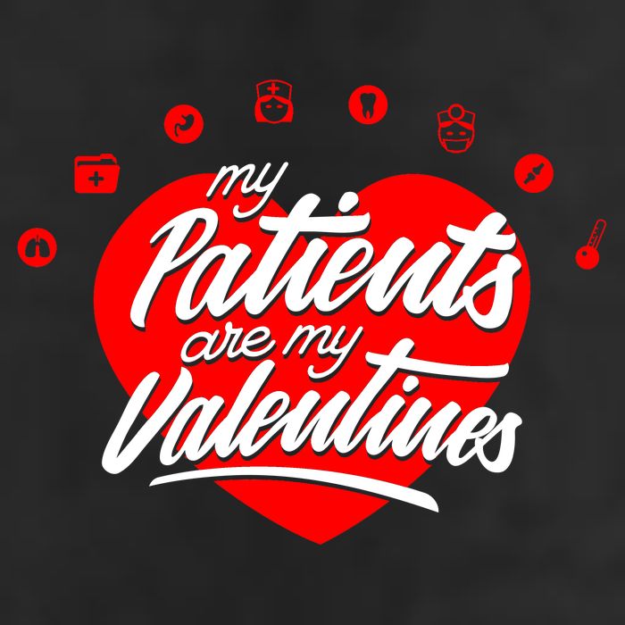 My Patients Are My Valentine's Day Love Heart Adult Drive Performance Visor