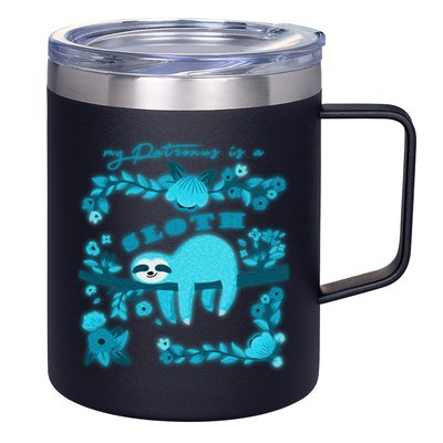 My Patronsus Is A Sloth Funny 12oz Stainless Steel Coffee Mug