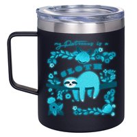 My Patronsus Is A Sloth Funny 12oz Stainless Steel Coffee Mug