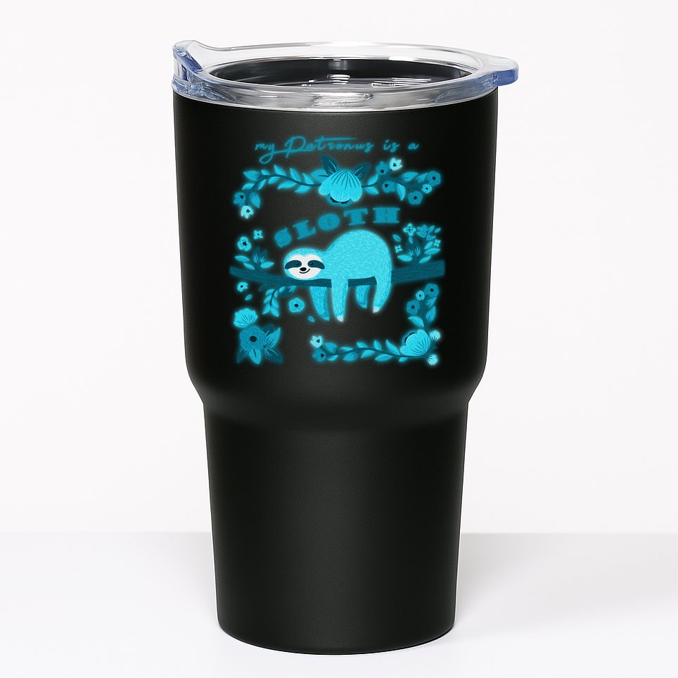 My Patronsus Is A Sloth Funny Tumbler