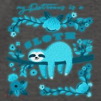 My Patronsus Is A Sloth Funny Vector Backpack