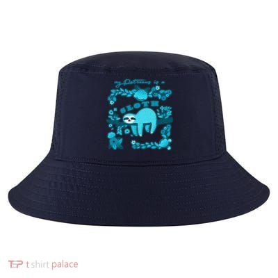 My Patronsus Is A Sloth Funny Cool Comfort Performance Bucket Hat