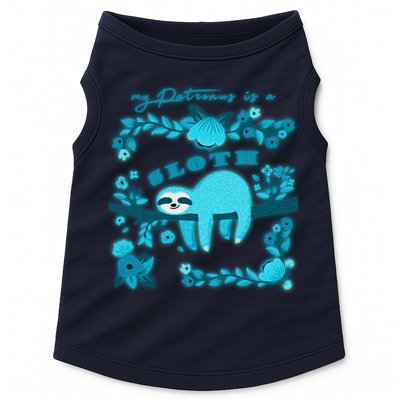 My Patronsus Is A Sloth Funny Doggie Tank