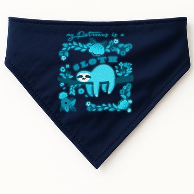 My Patronsus Is A Sloth Funny USA-Made Doggie Bandana