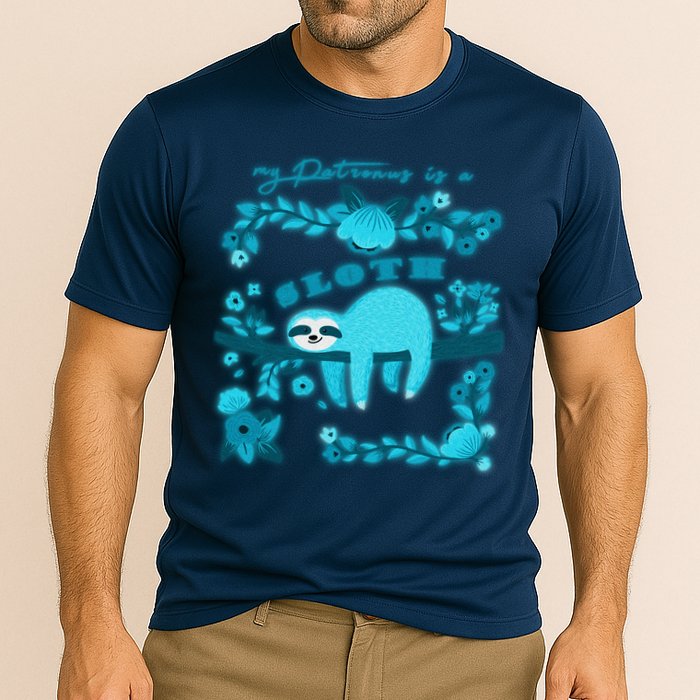 My Patronsus Is A Sloth Funny Performance Shirt