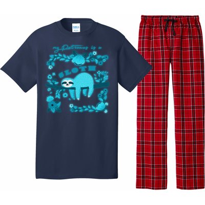 My Patronsus Is A Sloth Funny Pajama Set