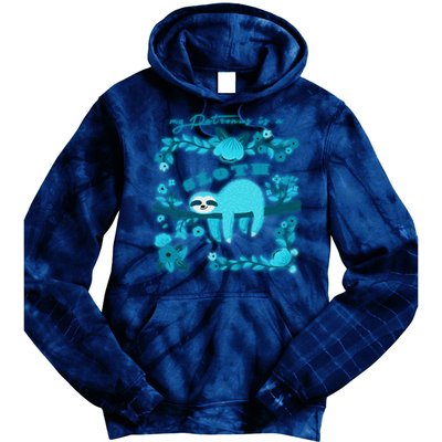 My Patronsus Is A Sloth Funny Tie Dye Hoodie