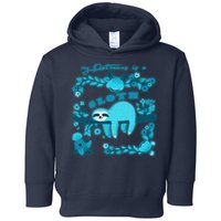 My Patronsus Is A Sloth Funny Toddler Hoodie