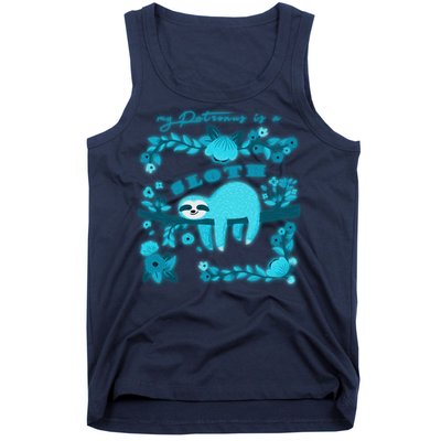 My Patronsus Is A Sloth Funny Tank Top