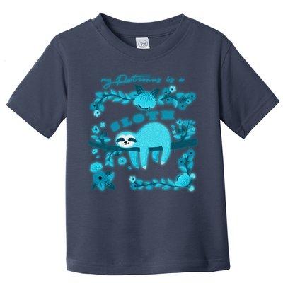 My Patronsus Is A Sloth Funny Toddler T-Shirt