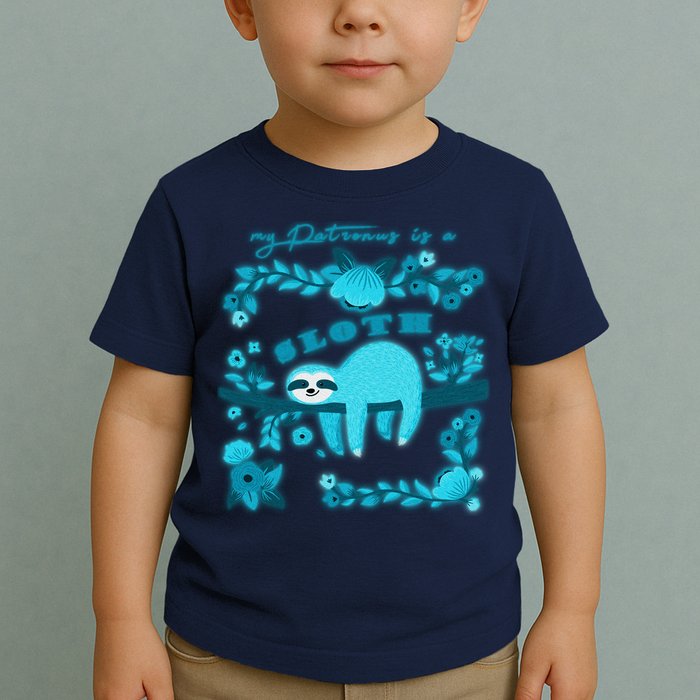 My Patronsus Is A Sloth Funny Toddler T-Shirt