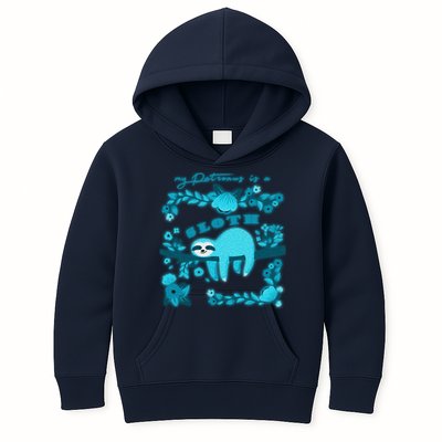 My Patronsus Is A Sloth Funny Kids Hoodie