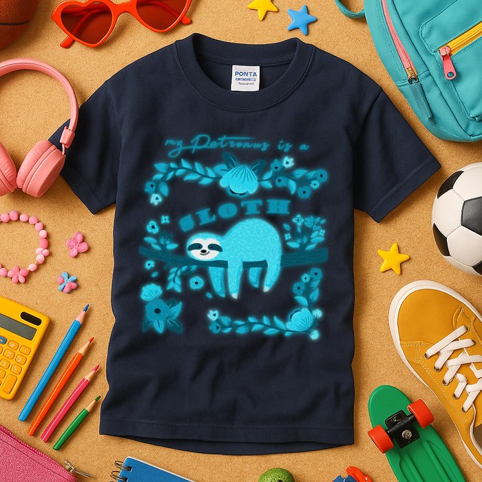 My Patronsus Is A Sloth Funny Kids T-Shirt