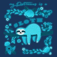 My Patronsus Is A Sloth Funny Kids T-Shirt