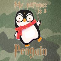 My Patronus Is a Penguin Legacy Tie Dye Trucker Hat