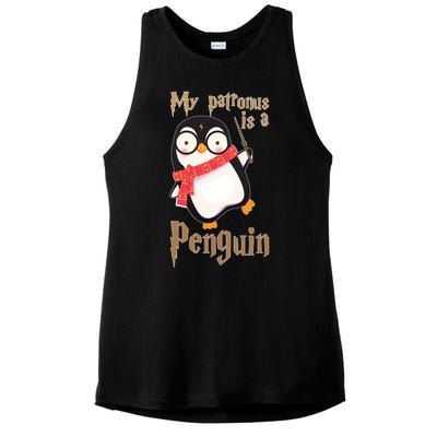 My Patronus Is a Penguin Ladies PosiCharge Tri-Blend Wicking Tank