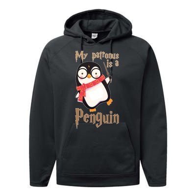 My Patronus Is a Penguin Performance Fleece Hoodie