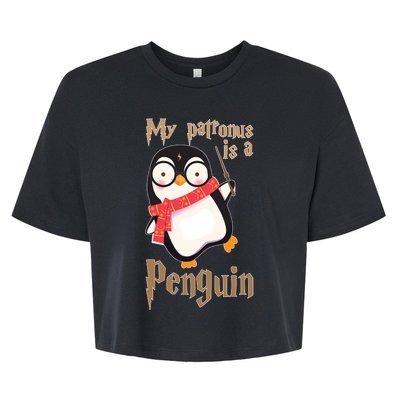 My Patronus Is a Penguin Bella+Canvas Jersey Crop Tee