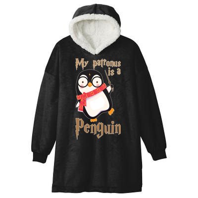 My Patronus Is a Penguin Hooded Wearable Blanket