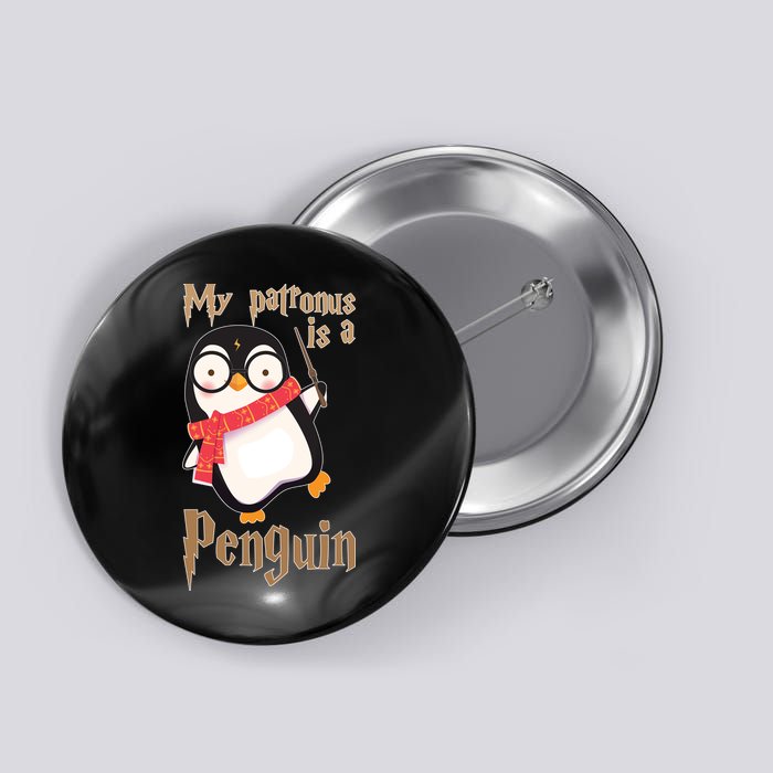 My Patronus Is a Penguin Button