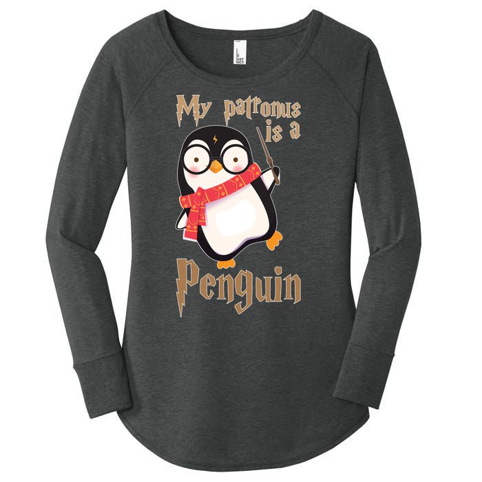 My Patronus Is a Penguin Women's Perfect Tri Tunic Long Sleeve Shirt