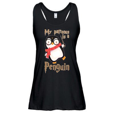 My Patronus Is a Penguin Ladies Essential Flowy Tank