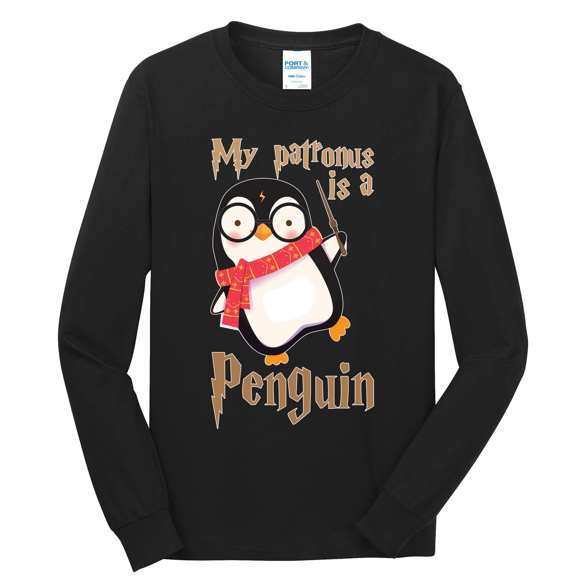 My Patronus Is a Penguin Tall Long Sleeve T-Shirt