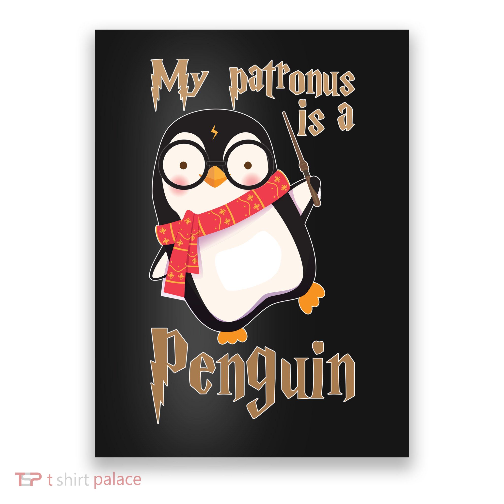 My Patronus Is a Penguin Poster