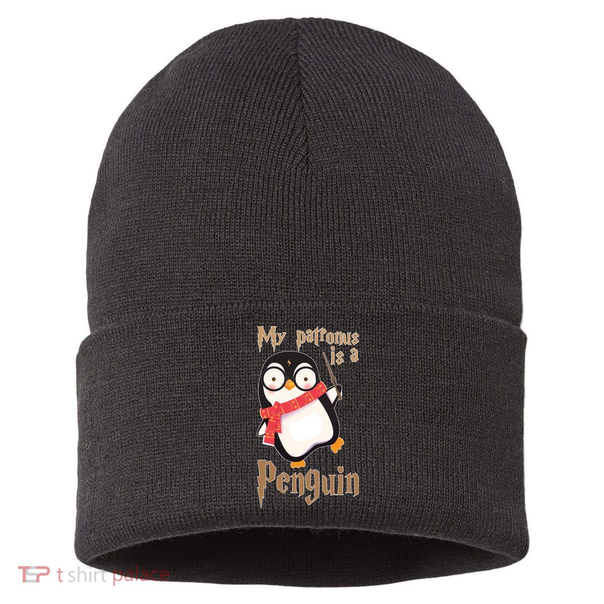 My Patronus Is a Penguin Sustainable Knit Beanie